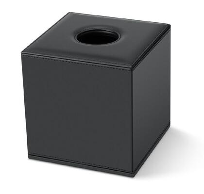 Square tissue box black